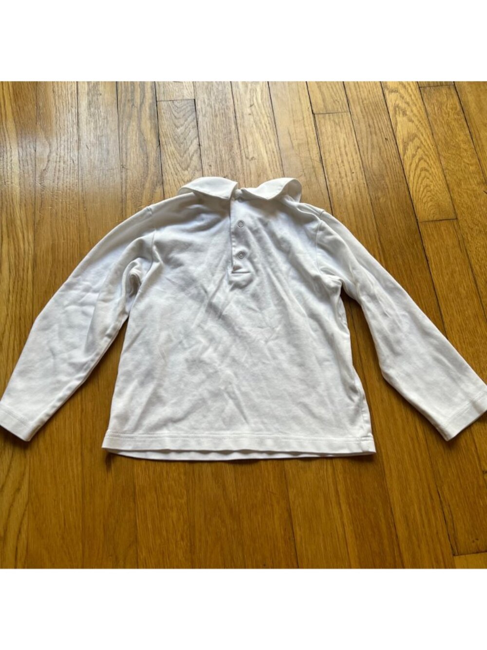 TBBC The Beaufort Bonnet Company Girls 3T White Long Sleeve Peter Pan Collar Top - Picture 8 of 11